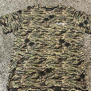 Undefeated Green Camouflage Palm Tee